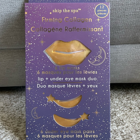 FREE WITH PURCHASE collagen under eye + lip mask set - Picture 2 of 3